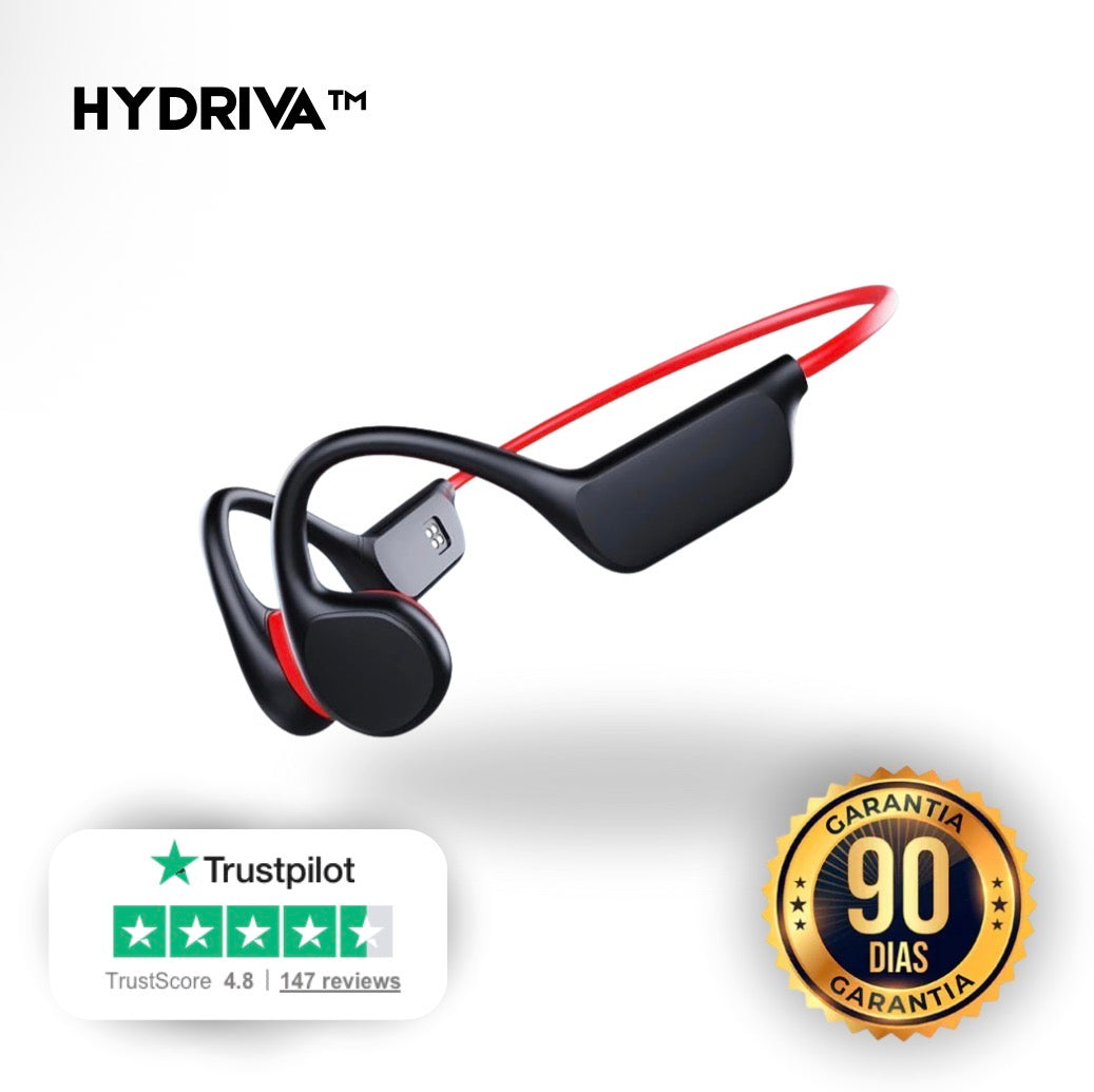 Hydriva™ – Auriculares de Conducción Ósea para Nadadores IPX8