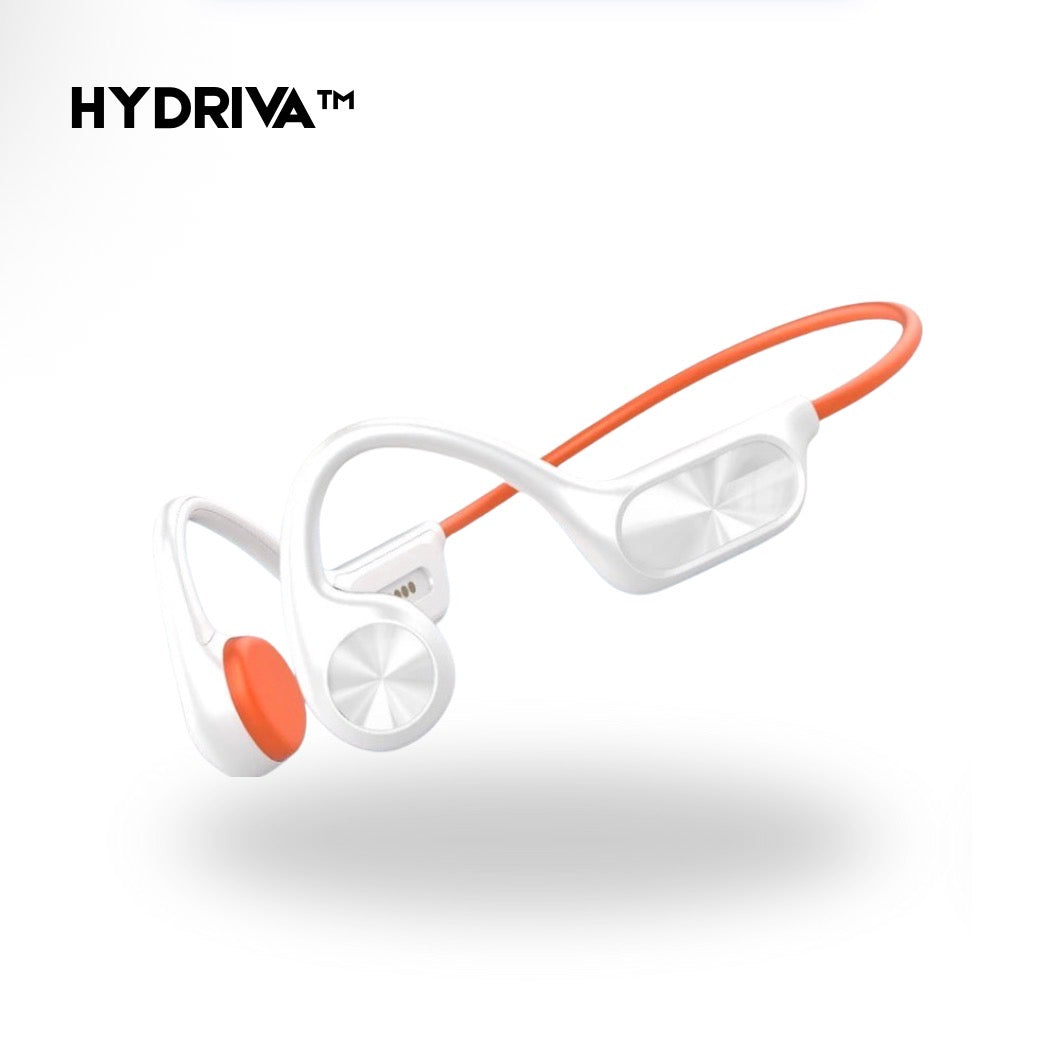 Hydriva™ – Auriculares de Conducción Ósea para Nadadores IPX8