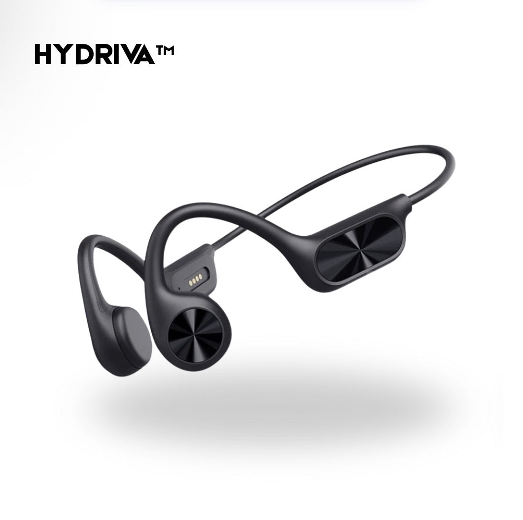 Hydriva™ – Auriculares de Conducción Ósea para Nadadores IPX8